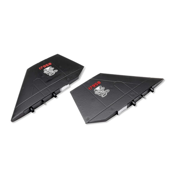 E-flite Fin Set Black SR-71 Twin 40mm EDF EFL02058