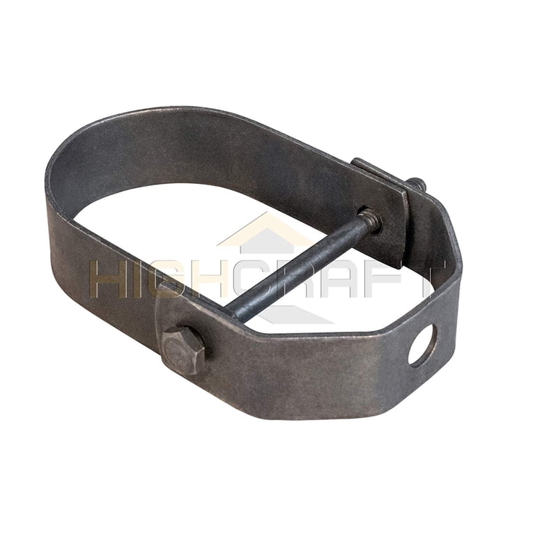 Highcraft Clevis Hanger – 2 Inch, 10-Pack, Uncoated Steel, For Pipe Support, HVAC, Plumbing, Fire Protection