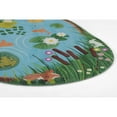thumbnail image 6 of Momeni Playground Pond Blue Kid Rug 6' X 8'2", 6 of 9
