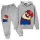 thumbnail image 1 of Traje de algodón con capucha de Super Mario bros para niño Y niña, ropa deportiva con capucha, conjuntos de Pokémon, 2, 5, 6, 7, 8, 9, 10, 11, 12 años, 1 of 1