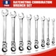 thumbnail image 5 of Juego de llaves WORKPRO Flex-Head Tracheting de 8 piezas SAE 5/16-3/4 pulgadas, 5 of 7