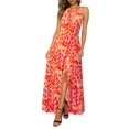 thumbnail image 1 of Vestido KILIG, formal de verano, para invitados a una boda, con tirantes finos, 1 of 5