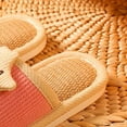 thumbnail image 5 of DPTALR Kids Boys And Girls Baby Spring And Autumn Non-slip Linen Cotton Slippers, 5 of 5