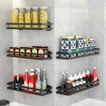 thumbnail image 2 of Jinsinto 40cm Kitchen Wall Shelf Rack Organizer Iron Storage Holder Basket Spice Rack, 2 of 5