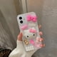 thumbnail image 3 of Sanrio-funda de teléfono con muñeco 3D de Hello Kitty, carcasa a prueba de golpes para Iphone 15, 11, 12, 13, 14, Mini Pro Max, X, Xs, Xr, 7, 8 Plus, SE 2020, 3 of 5