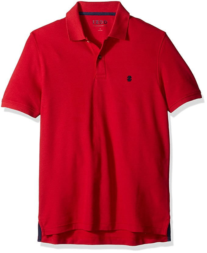 izod men's heritage solid pique polo