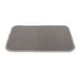 thumbnail image 3 of Cat Litter Mat, Double Layer EVA Litter Trapping Mat, Waterproof Urine Proof Trapper Mat for Litter Boxes, Easy Clean, Scatter Control, Catcher Litter Tray Box Rug Carpet, Washable, 3 of 8