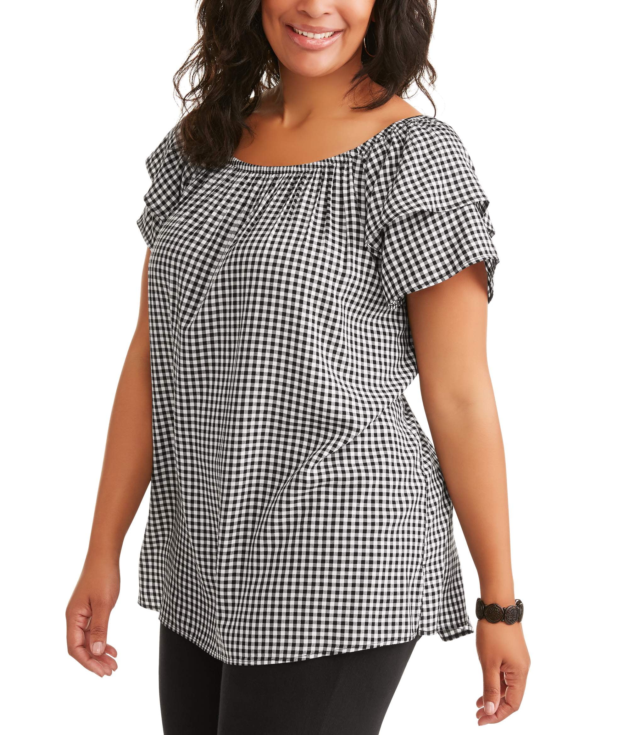 terra & sky peasant top