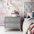 thumbnail image 7 of TOV Furniture Pesce 2-Drawer Shagreen Nightstand with Brass Accents, 7 of 7