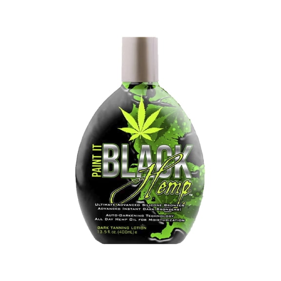 Millennium Tanning Paint It Black Hemp Bronzer Dark Tanning Lotion - 13.5 fl oz