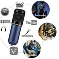 thumbnail image 6 of BM800 Condenser Studio Microphone Kits Novashion 8 Pcs/Set, 20 to 20,000 Hz Mic, 8.2 ft Cable, with Adjustable Mic Stand, USB Sound Adapter, Nylon Filter, Metal Shock Mount, Windscreen, 6 of 7