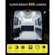 thumbnail image 2 of Lámpara de techo MERTTURM 48 LED 800 LM 12 V para interior de autocaravana (paquete de 2), 2 of 7