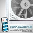 thumbnail image 3 of Hike Crew,14” Fan (HCRVF14RWLW) W/ LED Light & Remote, RV & Motorhome Fan, White, 3 of 7