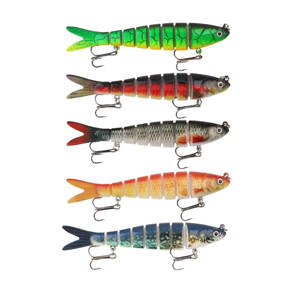 Zeiwohndc Artificial Swimbait Crankbait Lures 3D Slow Sinking Swimming Hard Lures Baits