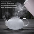 thumbnail image 2 of 800ml Stainless Steel Heat Resistant Glass Teapot With Strainer Filter Infuser Tea Pot, 2 of 4