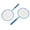 Blue, variant on Children Badminton Racquets, T Type Reinforced Joint Iron Alloy with Carrying Bag, Anti Slip Design for Exercise Balance