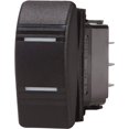 thumbnail image 1 of BLUE SEA SYSTEMS Contura Switch, Noir, DPDT on-off-on, MFG 8286, Double Pôle-Double Lancer, on-off-on, Actionneur Noir, Résistant à l'Humidité / BS-8286 /, 1 of 4