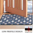 thumbnail image 3 of Dark Blue Ballerina Flower Pattern Door Rugs,Washable Non Slip Door Mats Indoor,Decorative Door Mats,Entry Mat Indoor for Entrance,Bedroom,Kitchen,Bathroom,30"x17", 3 of 6