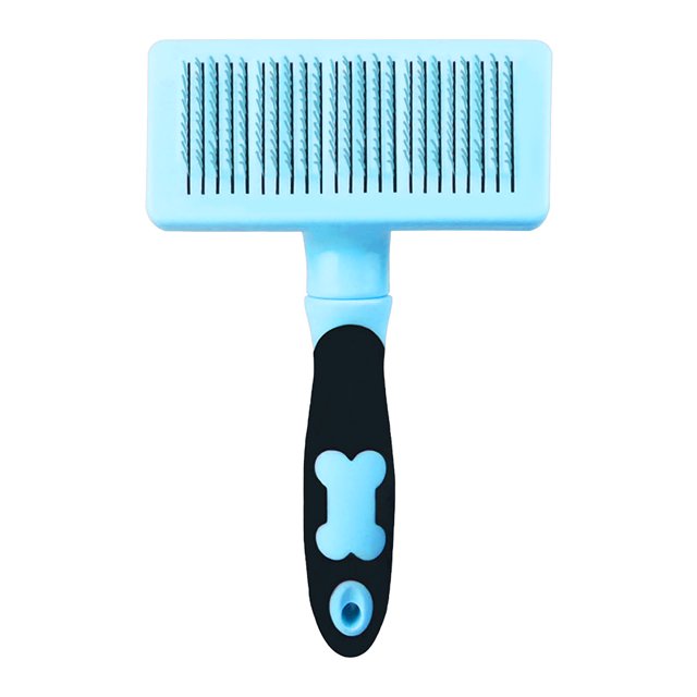 Dog Hair DeShedding Comb, Large Teddy Gold Teeth Brush, Durable Plastic Material, Daily Grooming Tool, For Medium-Large Breeds, Easy Cleaning, Pet Care Supplies, Heavy Duty Shedding Remover Akmoler