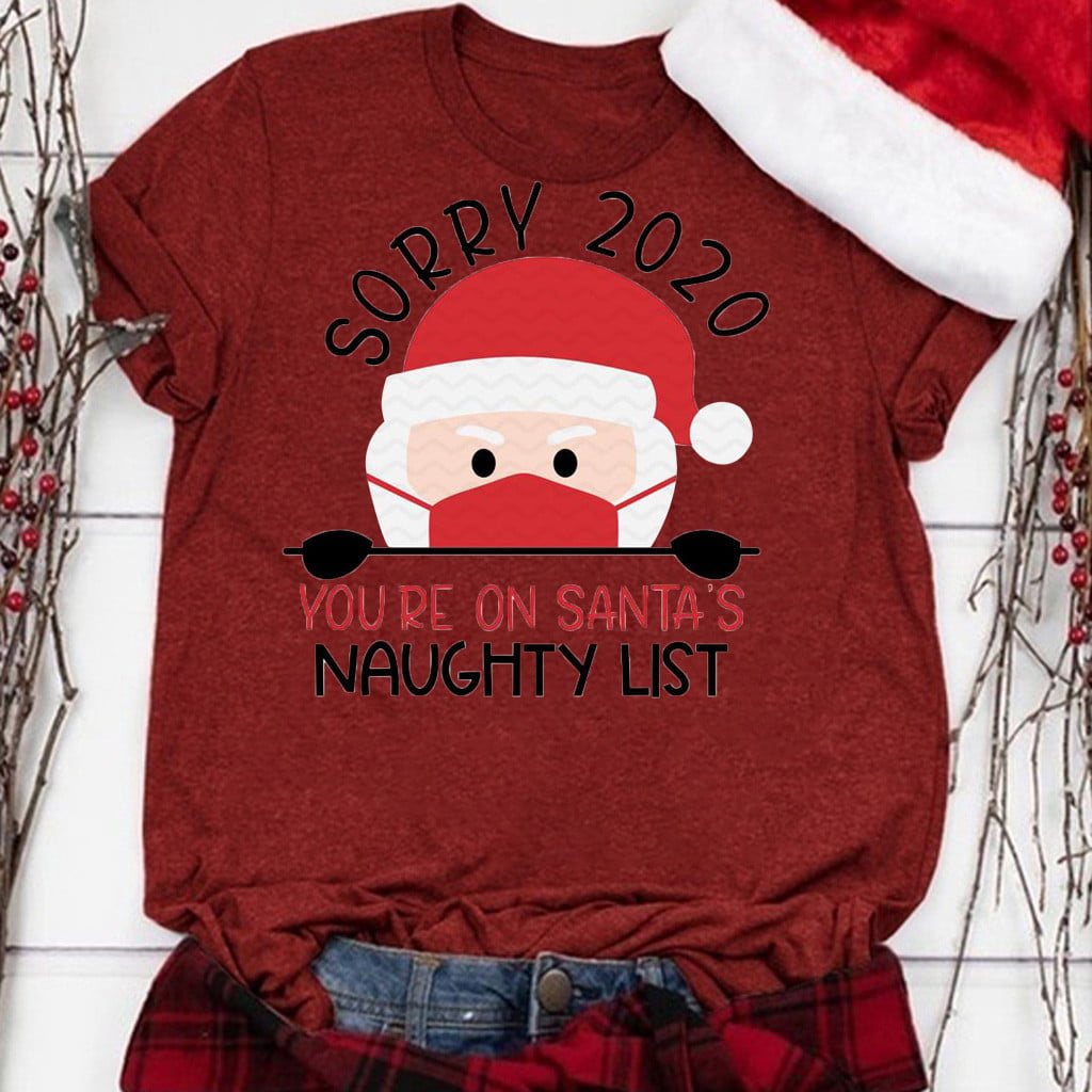 Christmas Gnome Shirts for Women Holiday Graphic T-Shirt Merry Christmas Letter Print Casual Short Sleeve Tee Top Blouse