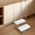 thumbnail image 7 of Koiauber Bed Step Stool,High Beds Bedside Step Stool,Portable Elderly 2 Step Stool,2 Steps Foot Stool for Adult,Seniors, 7 of 7