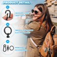 thumbnail image 3 of Keychain Clips with O Rings, Quick Release Key Chain Rings Spring Double Ring Holder, 3 of 5