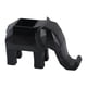 thumbnail image 1 of Figura de elefante geométrica, adorno de mesa, portalápices, artesanía coleccionable Negro, 1 of 9