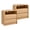 Natural-1pc, variant on 25" Tall Modern Nightstand Set of 2, 23.6'' Wide Wood Bedside Table w/2 Storage Drawers, Charging Station, Mid Century End Table for Bedroom, Living Room,Curved Profile Design 1pc