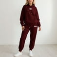 thumbnail image 2 of Womens Sweatsuit Sets - Long Sleeve Hoodie With Sweatpants Set Matching Sets Women Clothing Activewear Sets for Women, 2 of 4