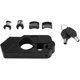 thumbnail image 1 of KAIYANG Cerradura de manija de motocicleta, cerradura antirrobo, cerradura universal de aleación de aluminio CNC para vehículo (negro), 1 of 5