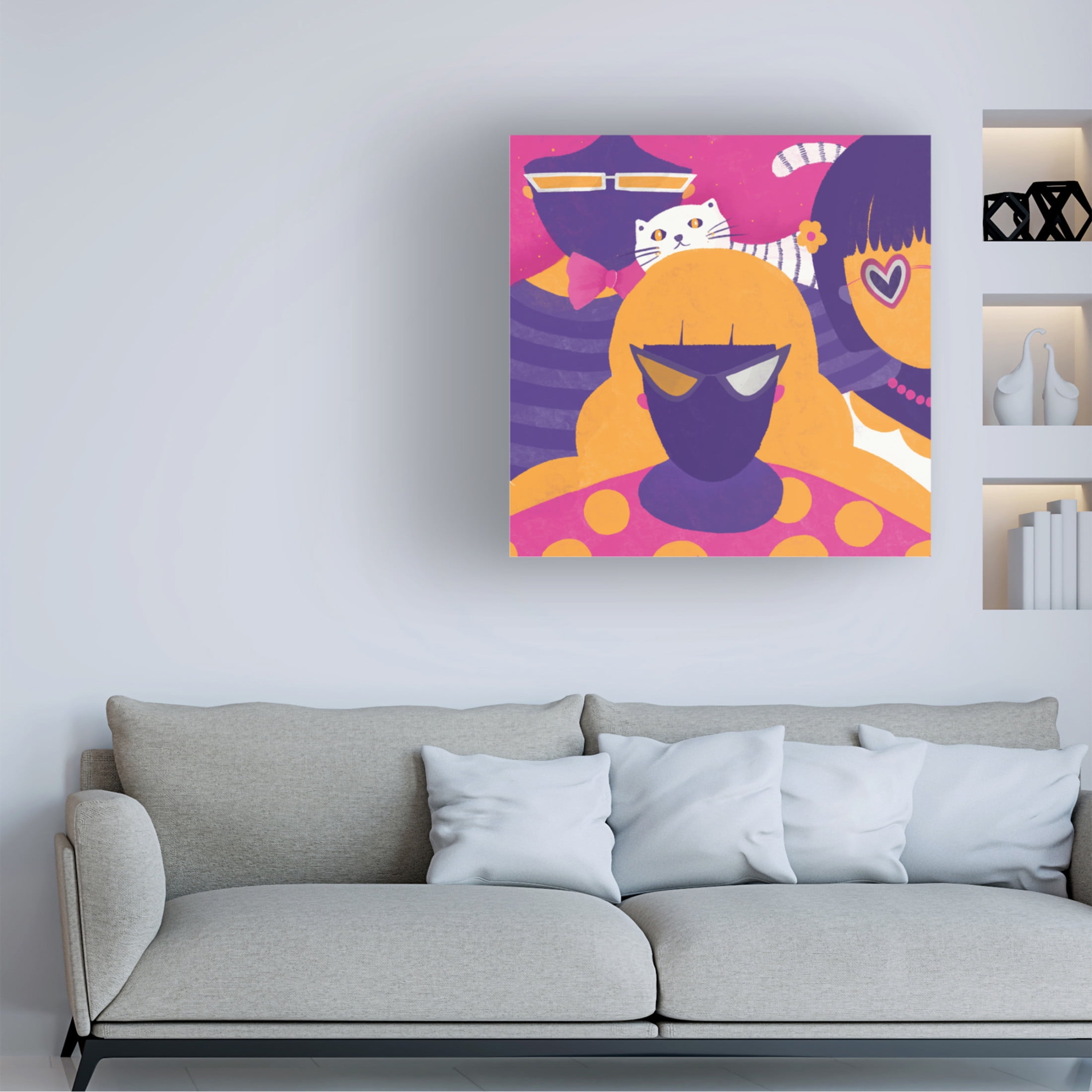 Trademark Fine Art Shriya Bhattacharya Womxn Canvas Wall Art