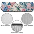 thumbnail image 6 of HUIACONG Sea Turtle Sunshade Sun Shade Windshield Heat Shield Sun Visor Mat Compatible with Jeep Wrangler Rubicon Sahara TJ JK JKU 2 Door & 4 Door, 6 of 6