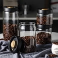 thumbnail image 3 of Cateissary Frasco sellado al vacío para granos de café frescos, contenedor de almacenamiento hermético y duradero, versátil de calidad Cocina y Comedor 900ml, 3 of 6