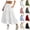 Gray, variant on uublik Womens Midi Skirt Elastic High Waist Pleated A-Line Flared Maxi Skirts Red