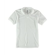 Chaps Mens Pique Rugby Polo Shirt, White, Medium
