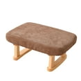 thumbnail image 1 of Otomana rectangular, taburete para reposapiés, taburete para cambiar zapatos, taburete para sofá, dormitorio, oficina, puerta, habitación resistente Caqui, 1 of 9