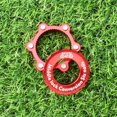 thumbnail image 1 of Adaptador de Bloqueo Central para Buje de Bicicleta de Montaña, de , Pieza de Reparación de Accesorios de Ciclismo de Rotor de 6 Pernos rojo Soledad Adaptador de rotor de freno de bicicleta, 1 of 10