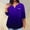 Purple, variant on Up to 65% off!Plus Size Tops For Women Summer Sexy V-Neck Blouse Casual Loose Long Sleeve Blouse Gift for Women On Sale