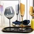 thumbnail image 4 of AOOOWER Oblique Cut Red Wine Champagne Glass Home Colorful Amber Smokey for Grey Restaur, 4 of 18