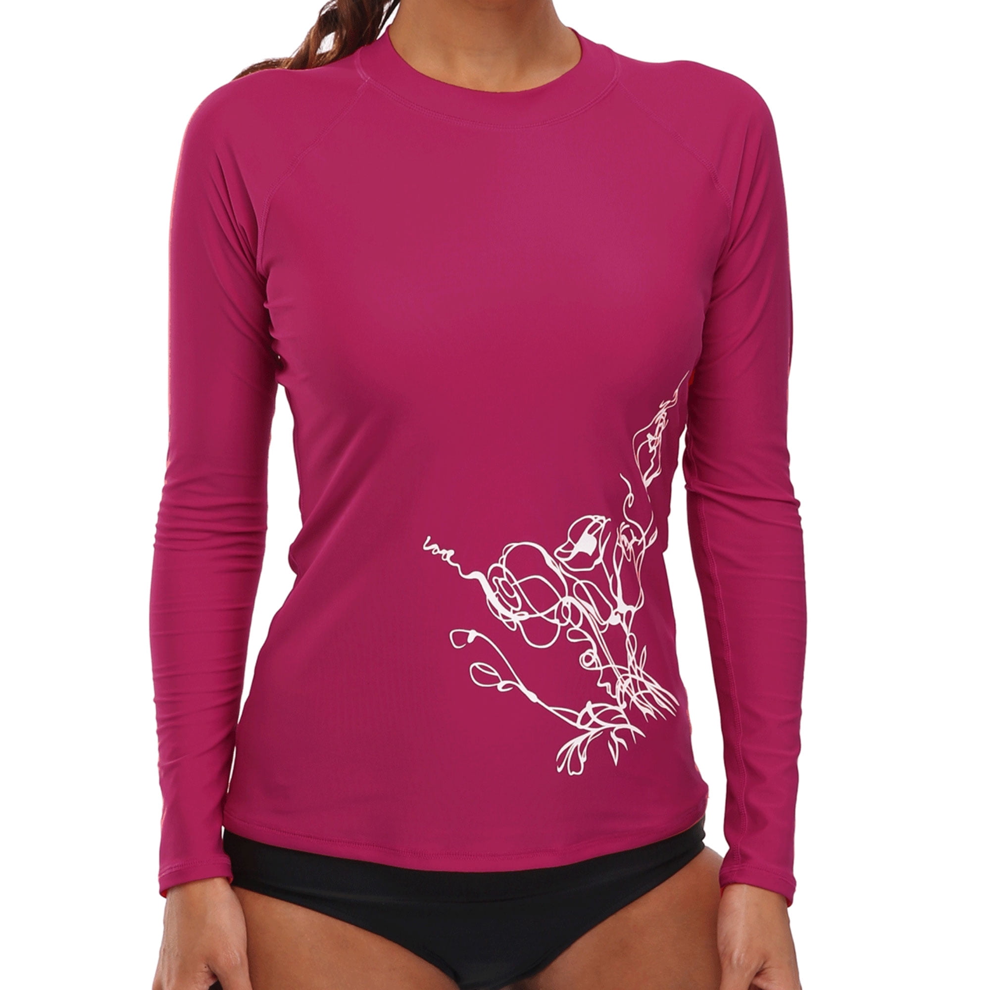 Charmo Rash Guard for Women Long Sleeve Rashguard UPF 50+ Sun