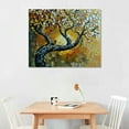 thumbnail image 3 of JEUXUS Art, Modern Painted Abstract Lucky Tree Canvas Art Canvas Living room bedroom dining room Wall Decoration Wood Inside Framed Ready to Hang 20x16in, 3 of 5