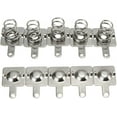 thumbnail image 1 of YXQ AA Battery Spring Plate Set Contact Positive Negative Conversion Silver Tone, 100Pairs, 1 of 3