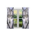thumbnail image 2 of MKHERT Cool Wolf Animal Window Curtains Kitchen Curtain Room Bedroom Drapes Curtains 26x39 inch, 2 Piece, 2 of 3