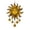 @003-Yellow, variant on YiJuHui Suncatcher Hanging Sunflower Ghost Decoration for Window, Acrylic Succulent Ornament for Bathroom Indoor Wall Décor, Fall Halloween Fun Home Decor Gift