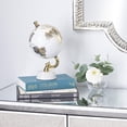 thumbnail image 3 of Decorativo Globe Deco 79 de aluminio con base de mármol, 28 cm, dorado, 3 of 9