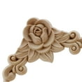 thumbnail image 5 of LAMIRO 4Pcs Wooden Carved Corner Onlay Applique Furniture Mouldings Decal Decor, 5 of 7