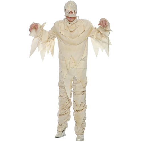 Adult Halloween Fancy Dress Costume Mummy 2nd Skin Suit 
