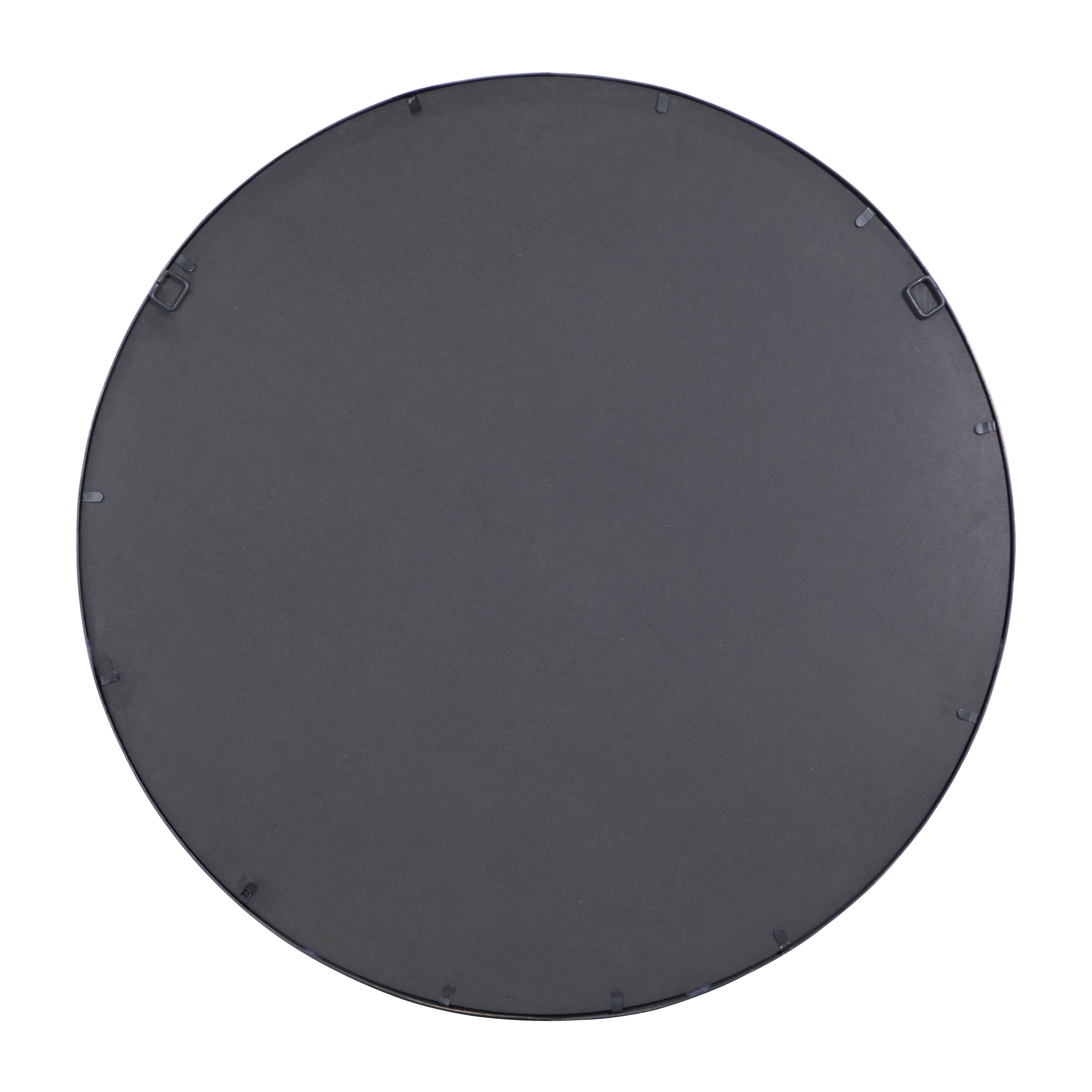 CosmoLiving by Cosmopolitan 36" x 36" Black Wall Mirror with Grid Frame