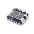 thumbnail image 1 of 50 unids/lote 5Pin Micro-B SMD conector Micro USB puerto hembra Jack Tail Sockect enchufe para conector de datos de teléfono Android Tan Jianjun unisex, 1 of 2