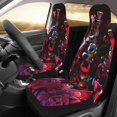 thumbnail image 3 of Hazbin Hotel Car Seat Covers 2 Pcs Seat Protector Cover Universal Front Vehicle Seat Protector For Auto Truck Van Suv Sedan Vehicle, 3 of 9